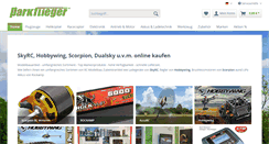 Desktop Screenshot of parkflieger.eu
